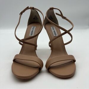 Steve Madden Tan Strappy Heels